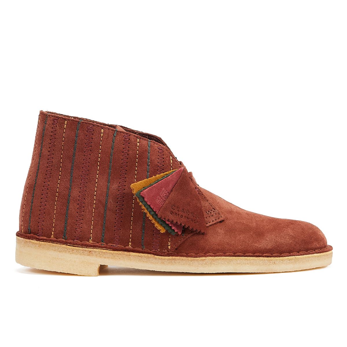 Clarks Originals Bottes Marron En Daim Desert Boot Originals Pour Hommes