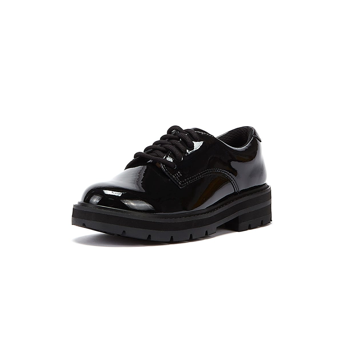 Clarks Prague Lace O Junior Chaussures noires