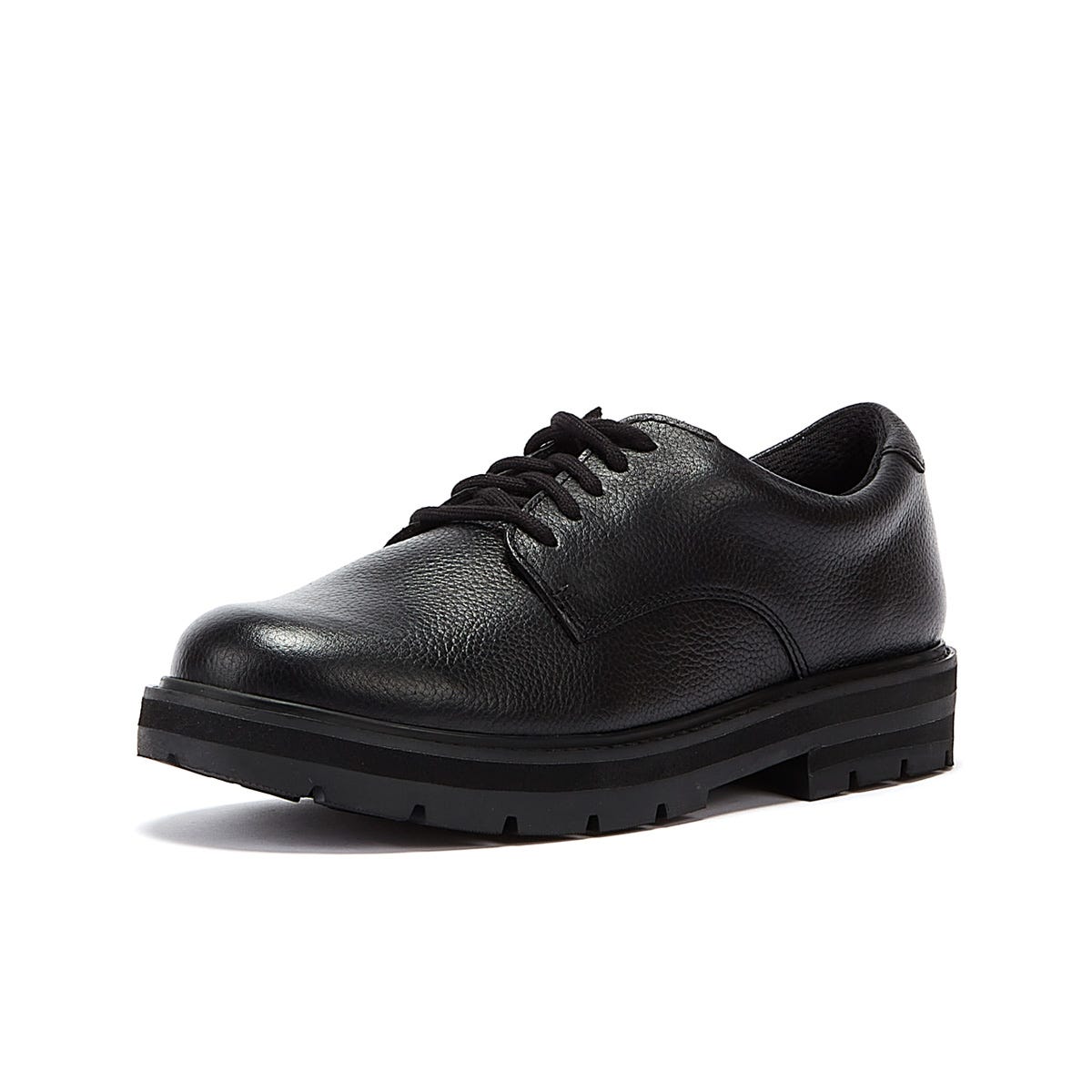 Clarks Prague Lace O Chaussures pour jeunes Noirs