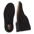 Clarks Originals Desert Bottes Noires En Daim Pour Hommes