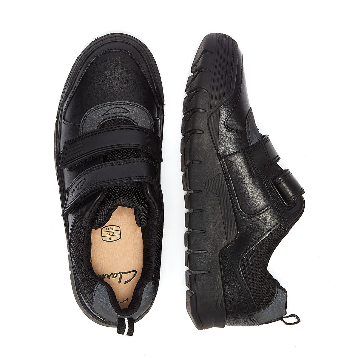 Clarks Scooter Speed Junior Chaussures noires