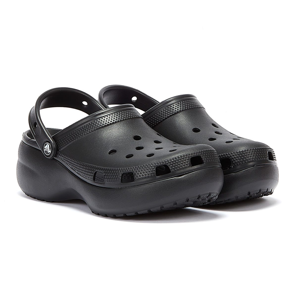 Sabots noirs Crocs Classic Platform pour femmes