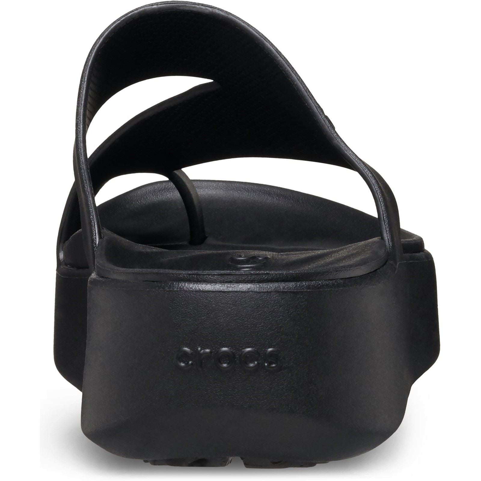 Crocs Getaway Platform Sandales Noires Pour Femme En Thermoplastique