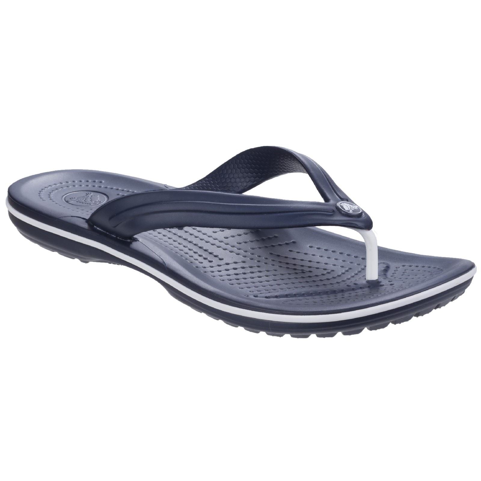 Crocs Crocband Flip chaussons en caoutchouc croslite de couleur bleu marine