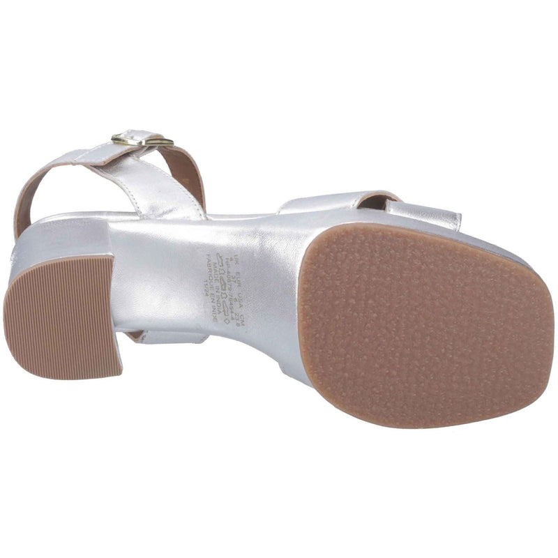 Hush Puppies Ophelia Talons Argentés Pour Femmes En Suède