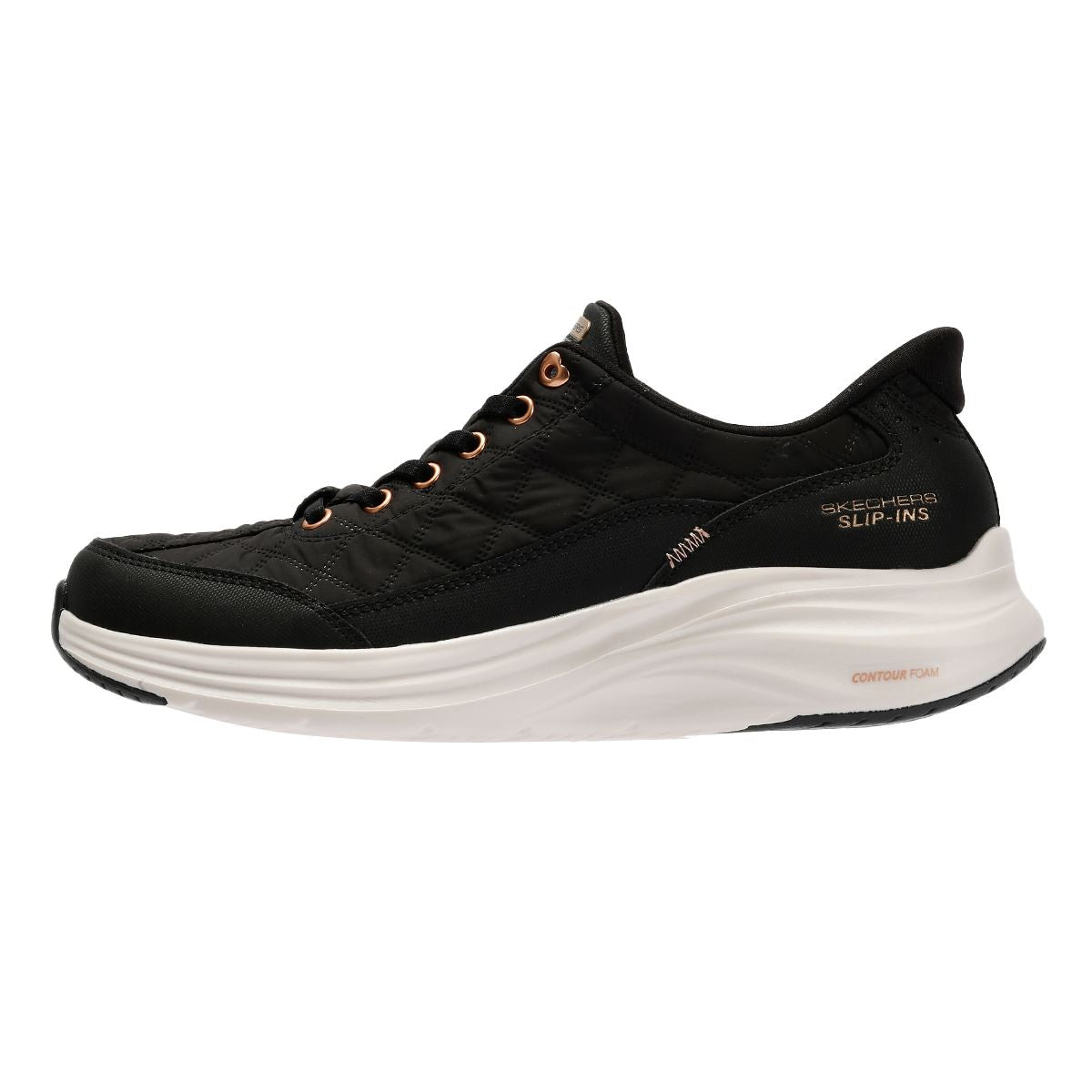 Skechers Slip-Ins Contour Foam Cozy Fit Baskets Noires Pour Femmes