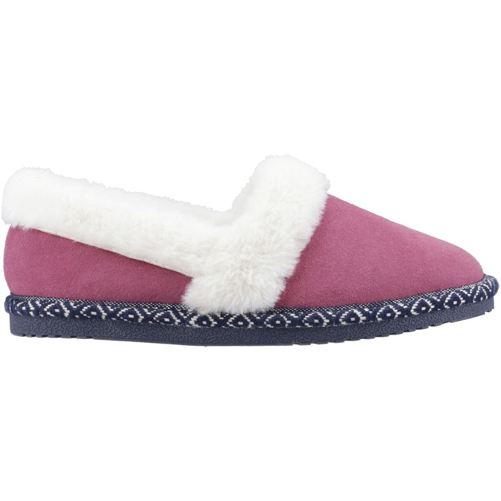 Hush Puppies Ariel Chaussons Roses Pour Femmes En Suède