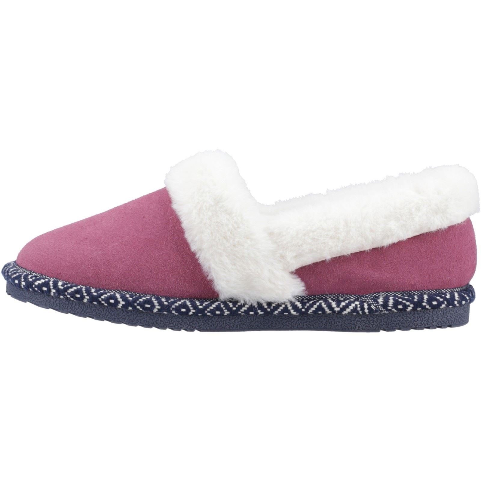 Hush Puppies Ariel Chaussons Roses Pour Femmes En Suède