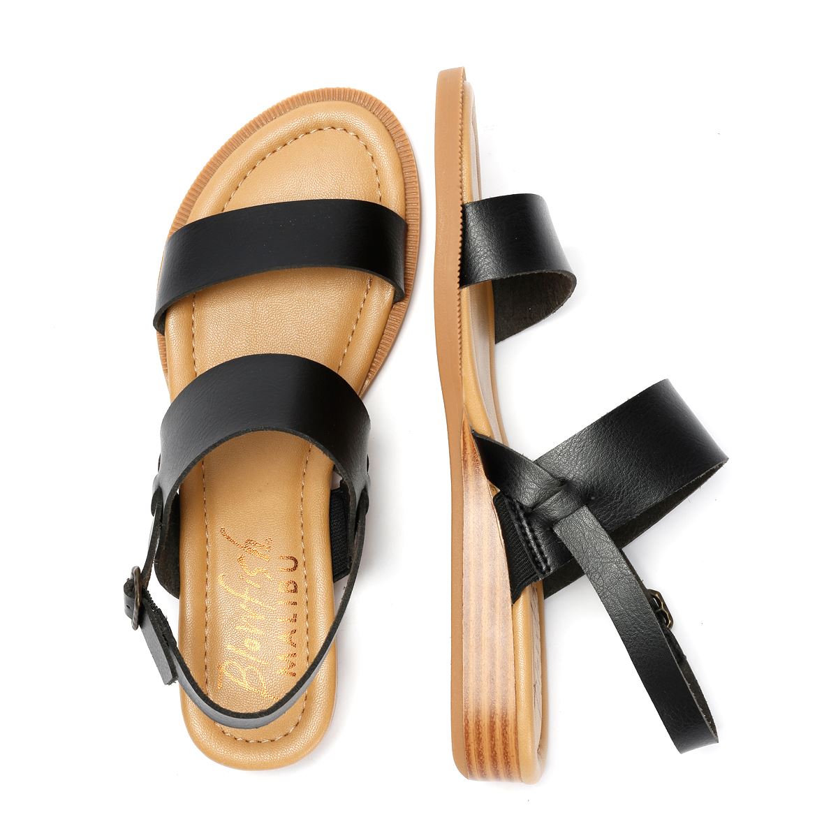 Blowfish Malibu Arcadia  Sandales Noires Pour Femmes