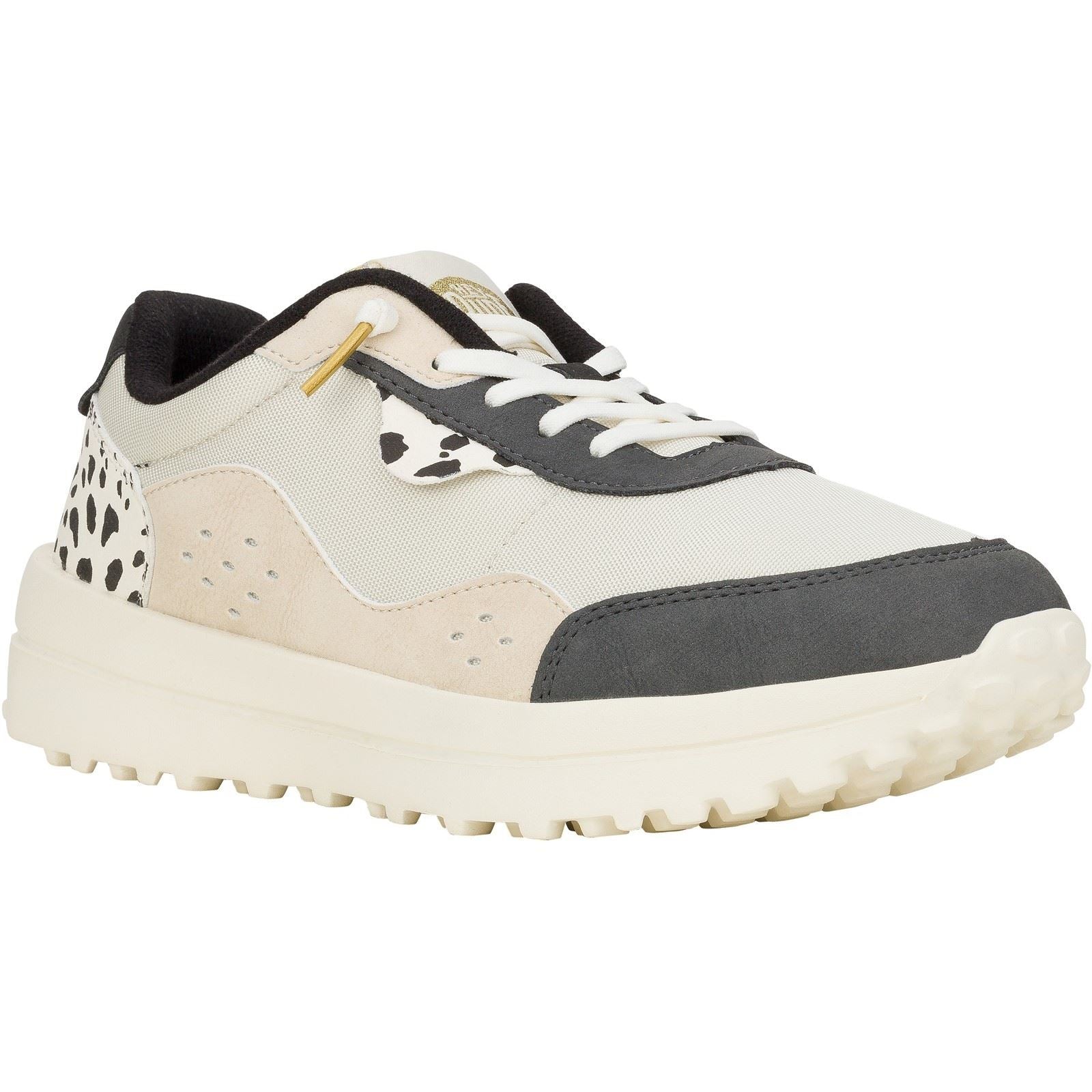 HEYDUDE Hayden Shine Baskets En Polyester Pour Femmes Ivoire/Multicolore