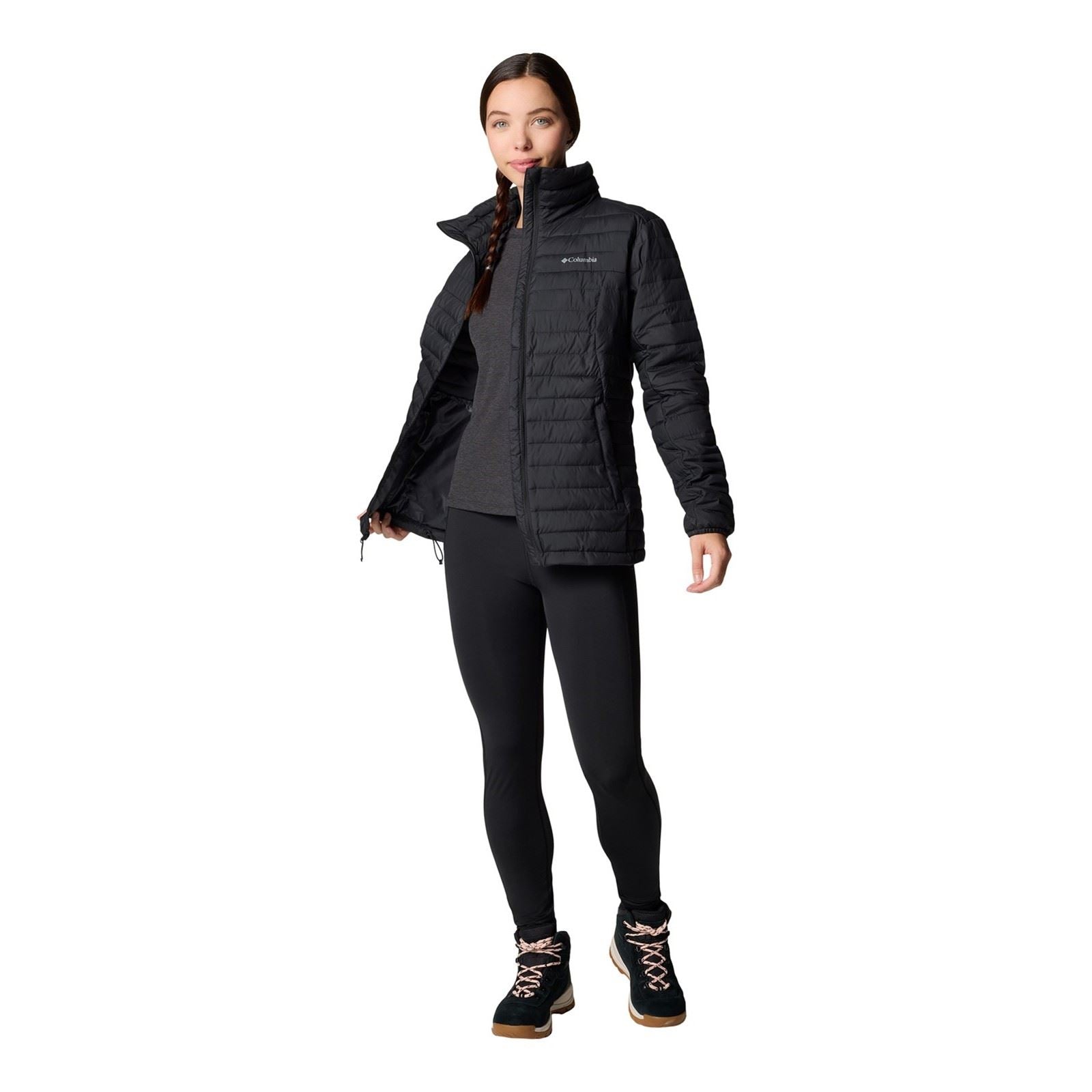 Columbia Silver Falls II Full Zip Jacket Vestes Matelassées Noires Pour Femmes