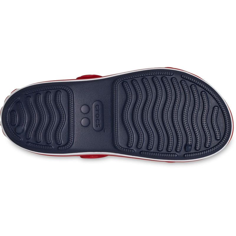 Crocs Crocband Play Sandales En Thermoplastique Bleu Marine/rouge Varsity