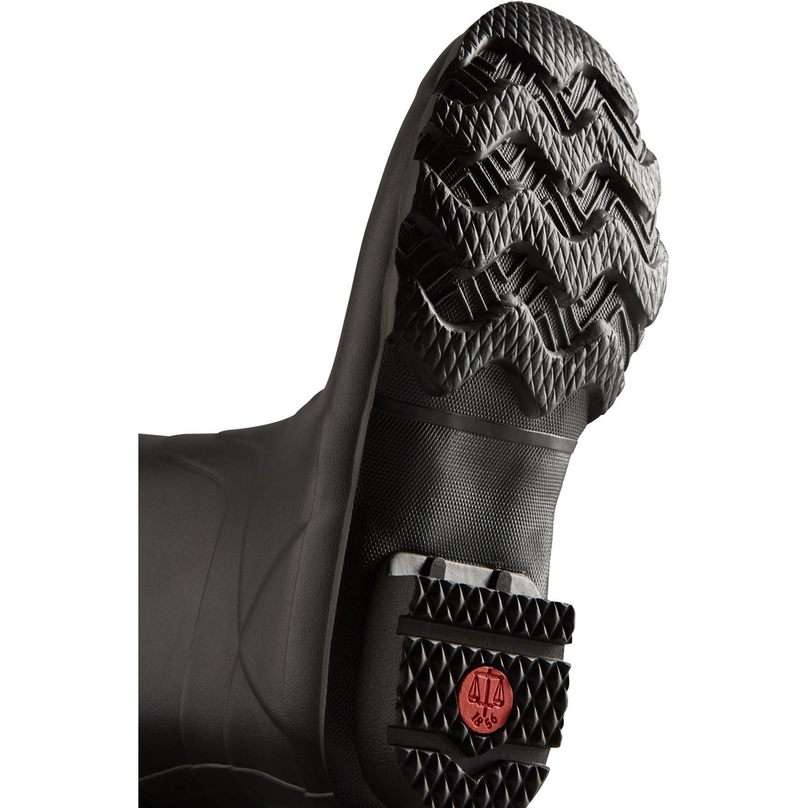 Hunter Huntress Wide Bottes En Caoutchouc Pour Femmes, Noires