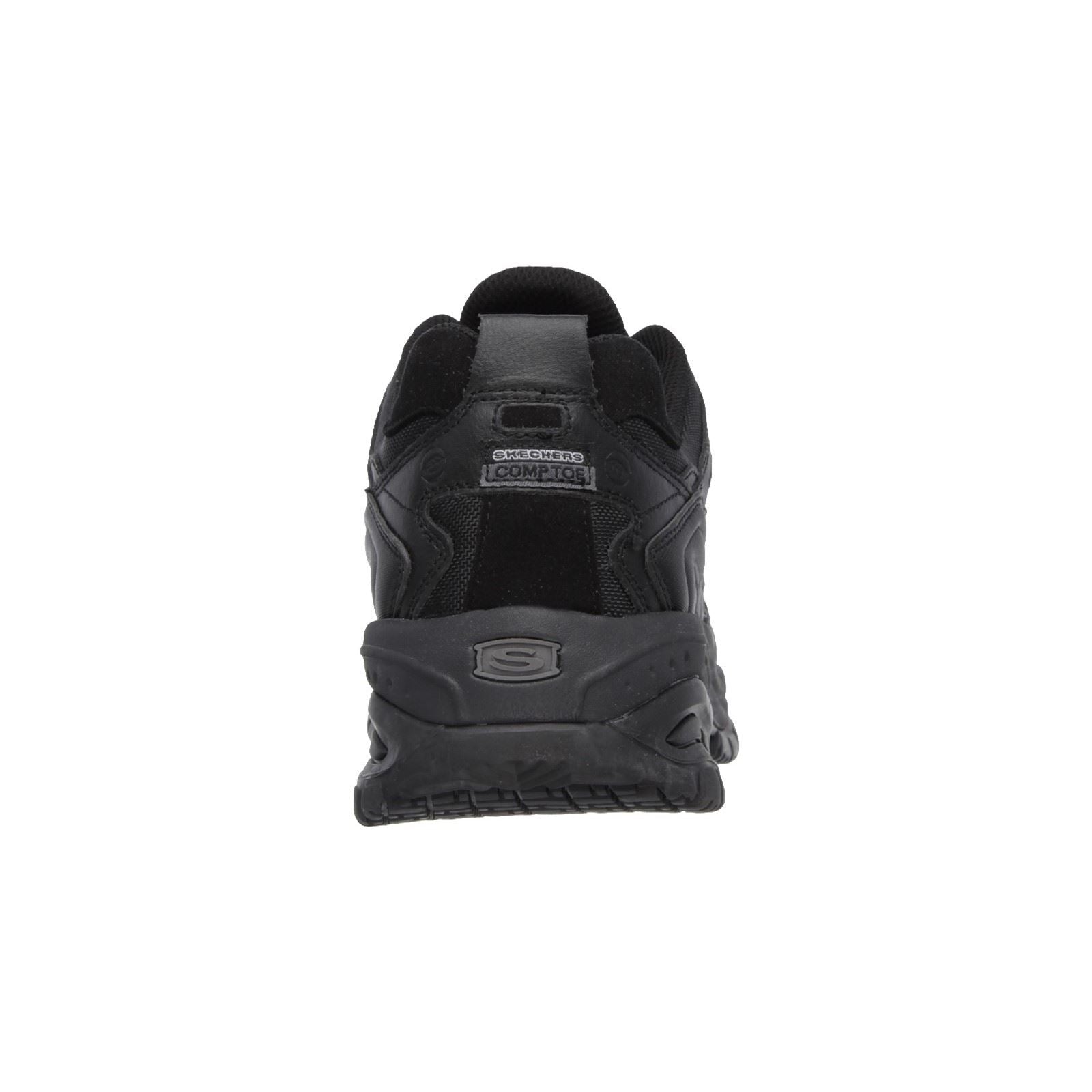 Skechers Workwear Soft Stride - Grinnell Basket De Sécurité Noires Pour Hommes Suede