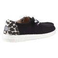 HEYDUDE Wendy Leopard Mocassins Pour Femmes Noirs/ Léopard