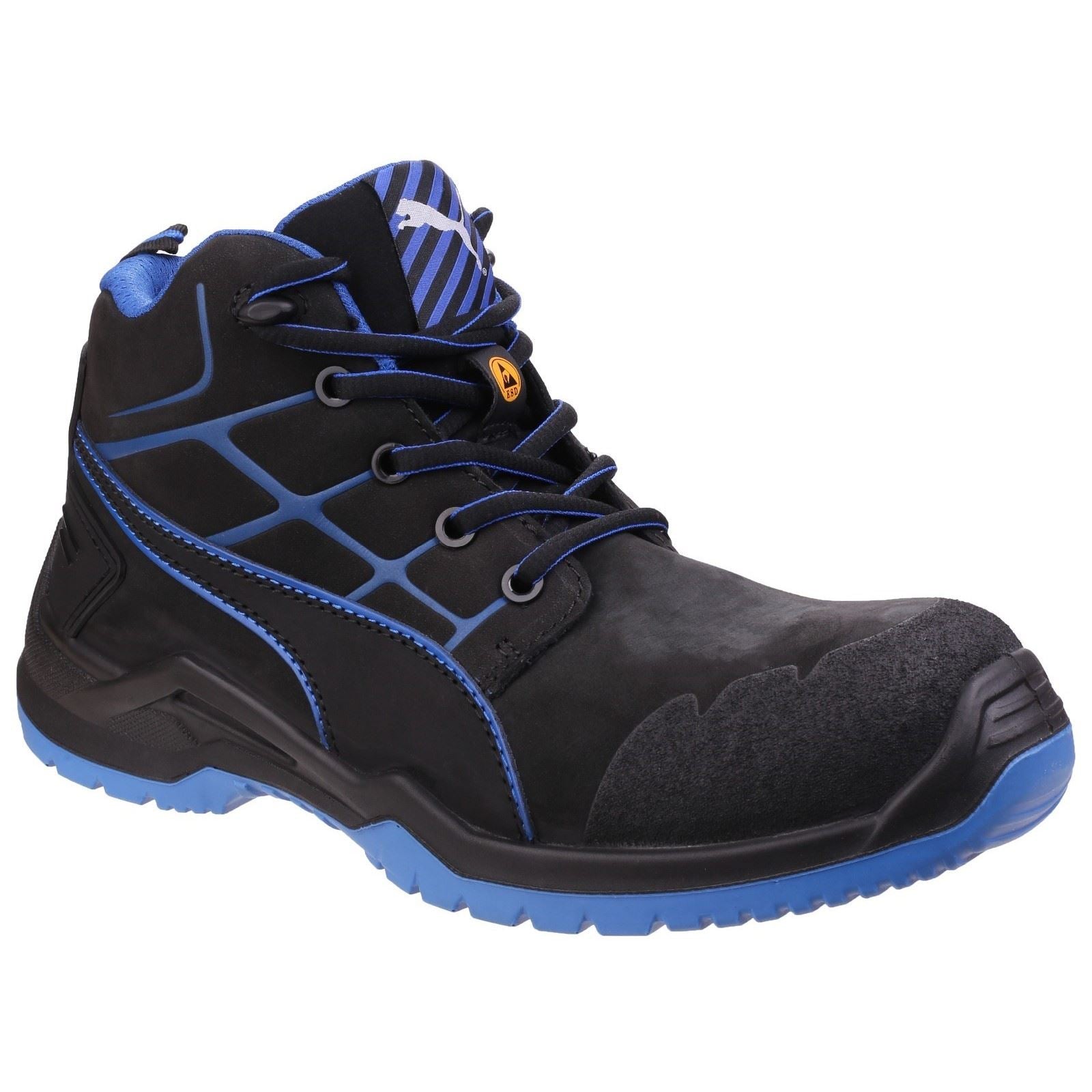 Puma Safety  Bottes De Sécurité En Nubuck Bleu Krypton