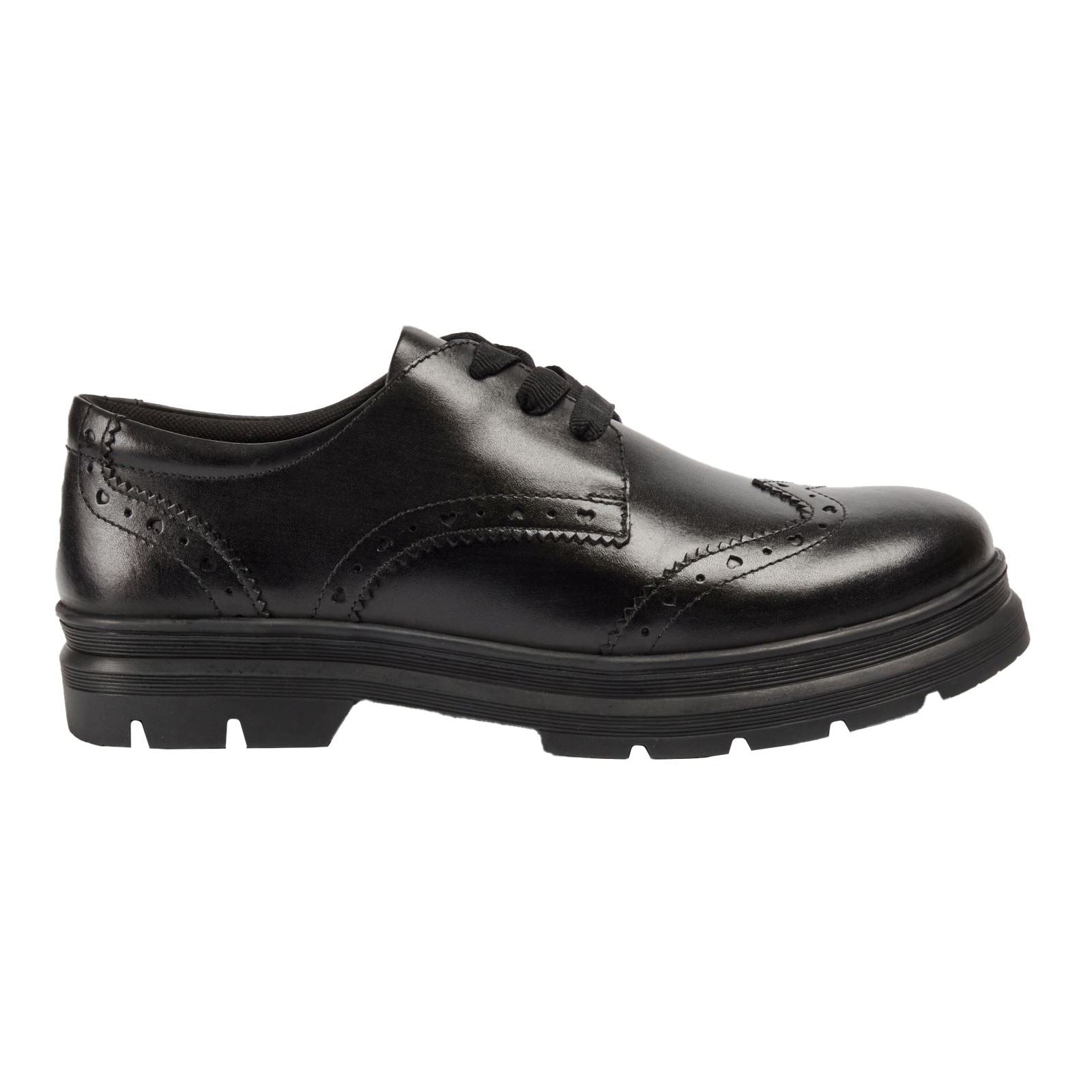 Pod Fiona Chaussures Noires Pour Filles En Cuir