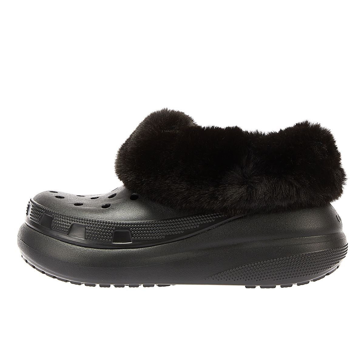 Crocs Sabots Confort Noirs Pour Femmes "Furever Crush".
