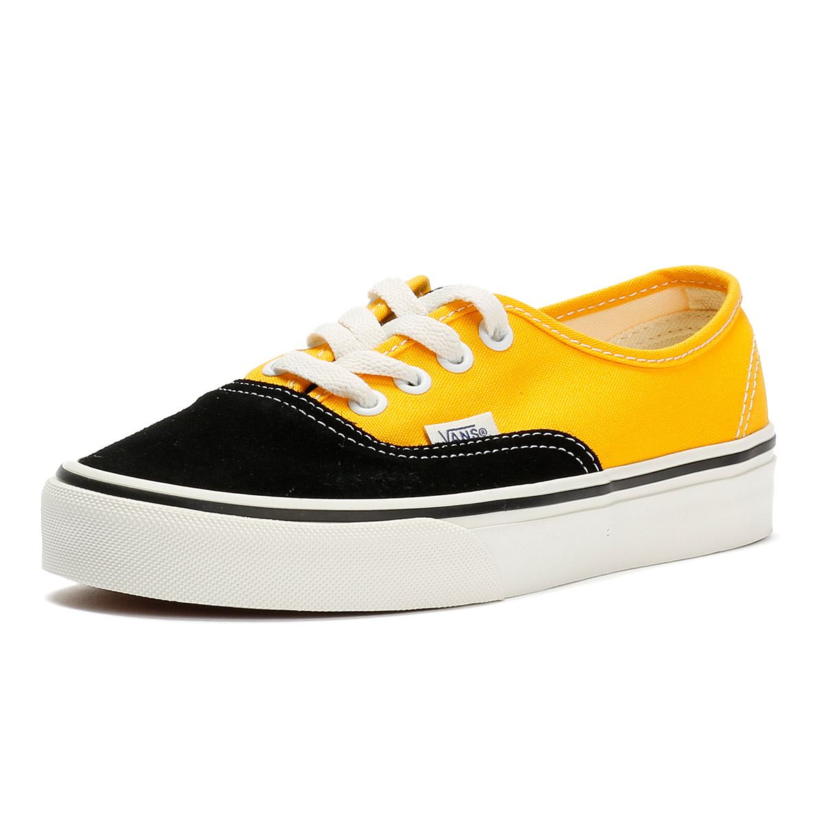Vans Authentic Primary Multi Baskets Jaunes En Toile