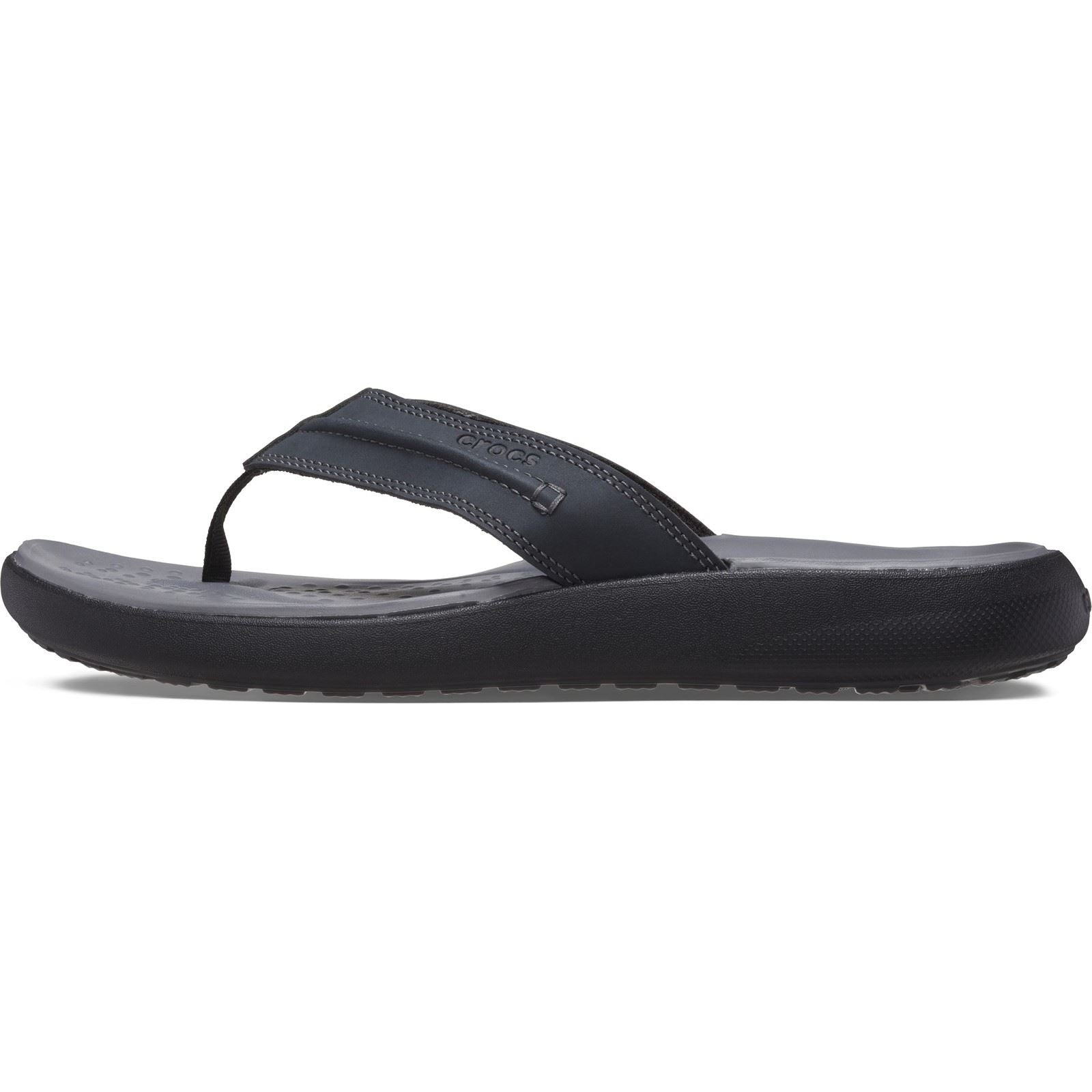 Crocs Yukon Vista II Tongs Noires Pour Homme En Polyuréthane