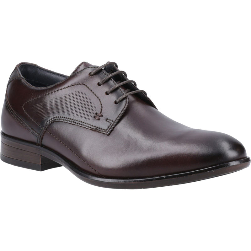 Pod Carl Chaussures À Lacets En Cuir Pour Hommes De Couleur Châtaigne
