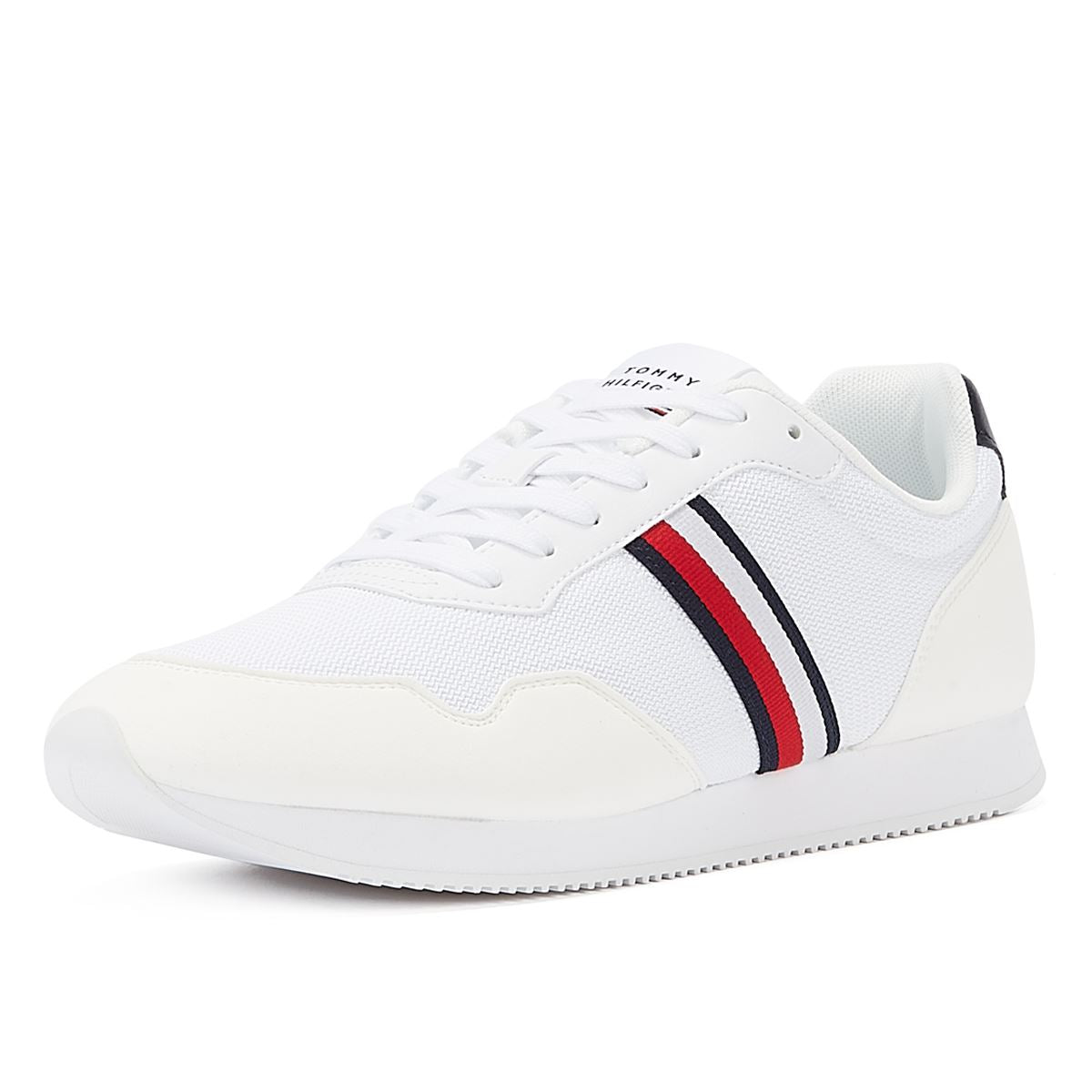 Tommy Hilfiger Core Lo Runner Hommes Blanc Trainer