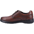 Hush Puppies Marco Chaussures En Cuir Marron À Lacets Pour Homme