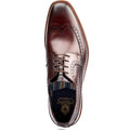 Base London Havisham Chaussures Derby En Cuir Pour Hommes Marron
