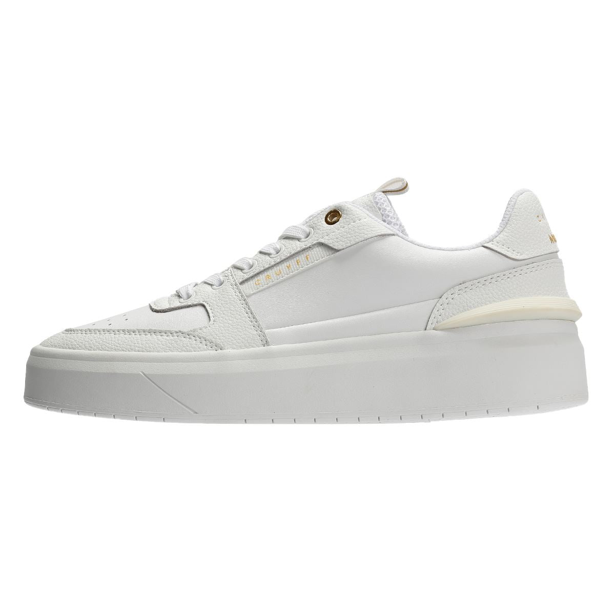 Cruyff Endorsed Tennis Baskets Blanches En Cuir Pour Hommes