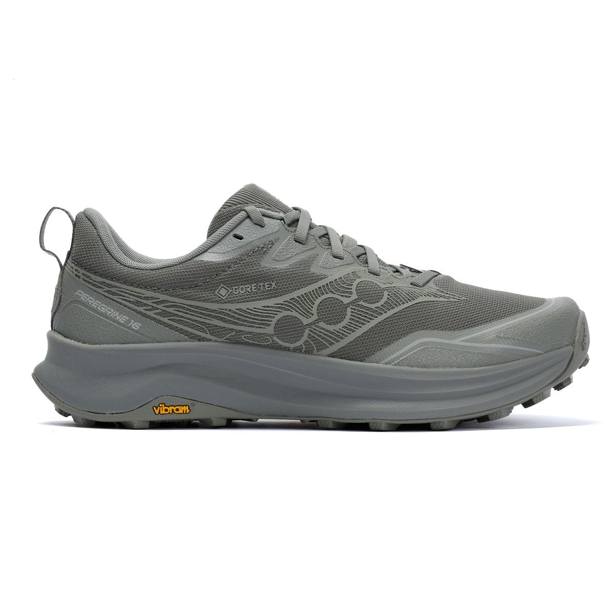 Saucony Peregrine 16 GTX Baskets Vertes Pour Hommes