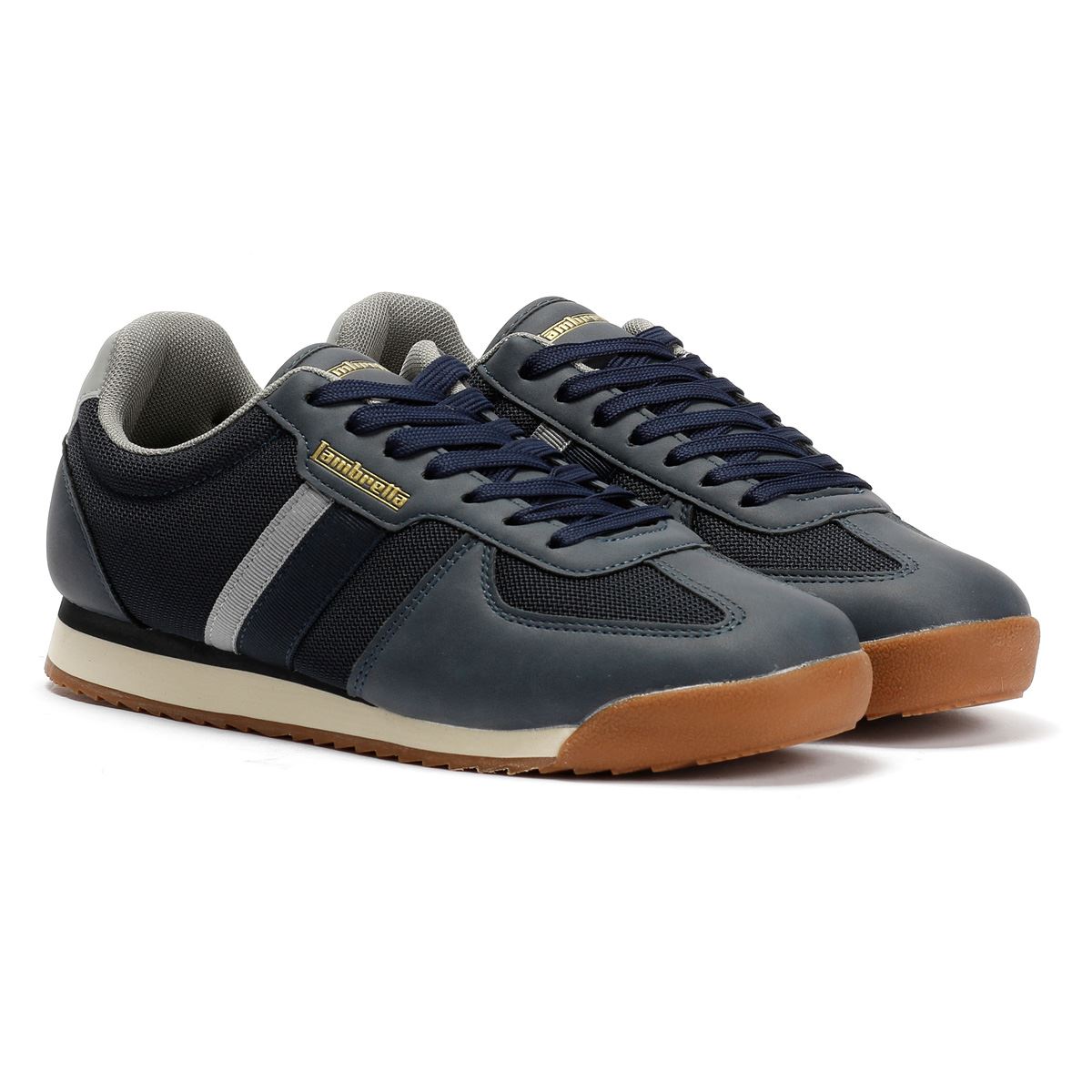Lambretta Diego Baskets Bleues Pour Hommes