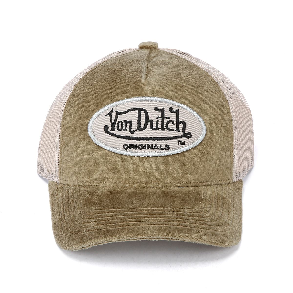 Von Dutch Trucker Kent Casquettes Kaki / Sable En Coton
