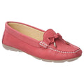 Hush Puppies Maggie Mocassins Rouges En Cuir Pour Femmes