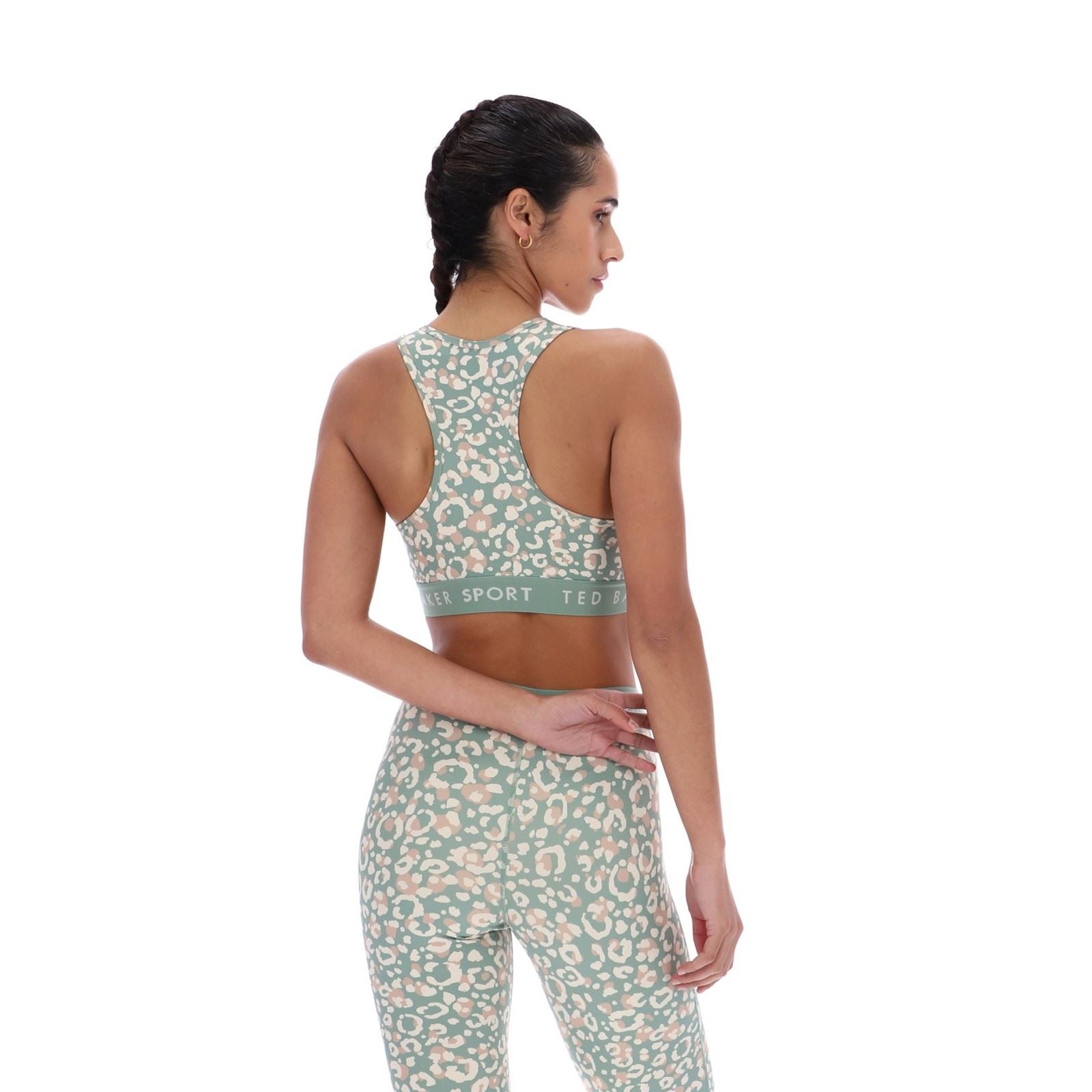 Ted Baker PANSY TBWSB2635 Soutien Gorge De Sport Vert En Polyester Pour Femmes