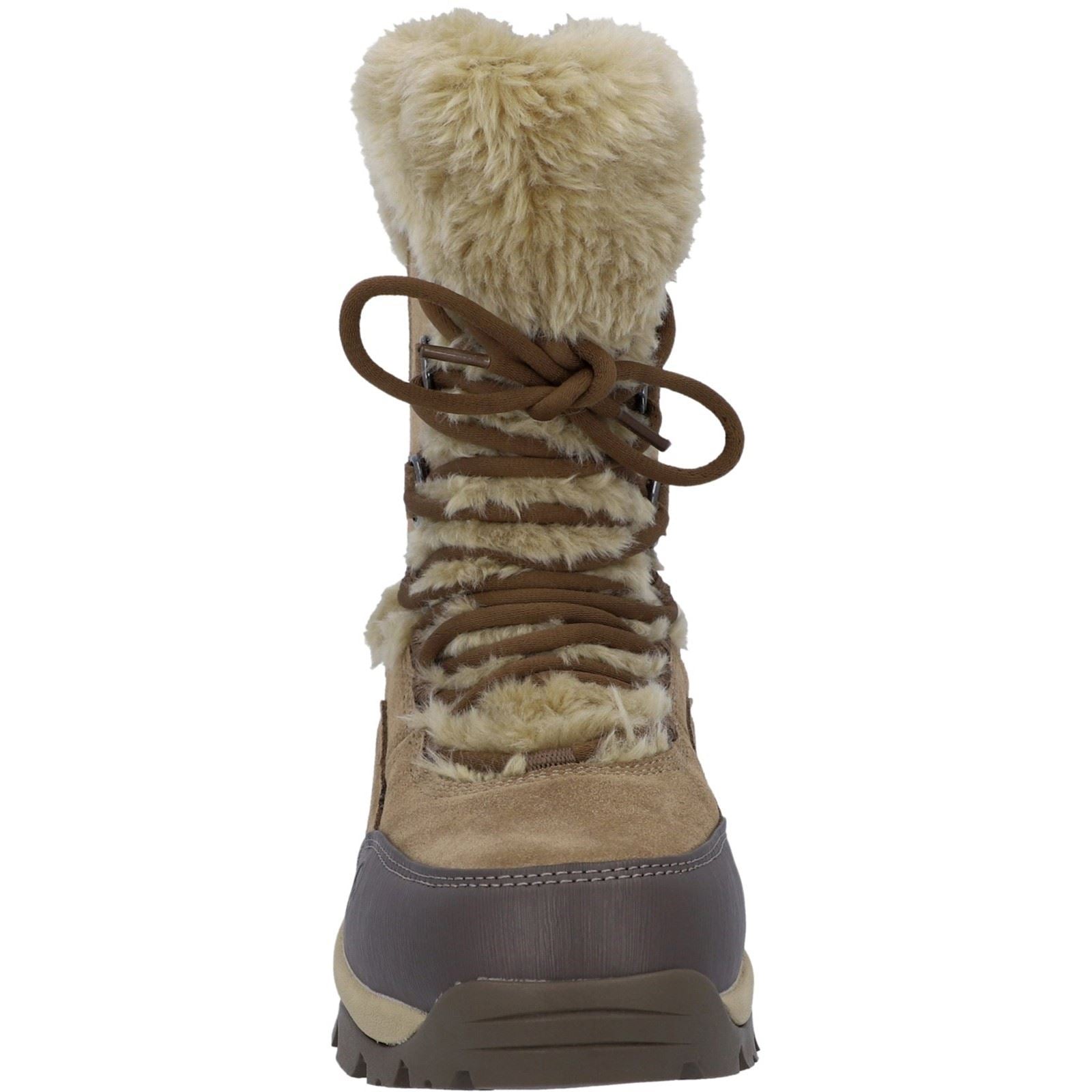 Hi-Tec Mortiz 200 Bottes De Randonnée Pour Femme En Cuir Marron Clair