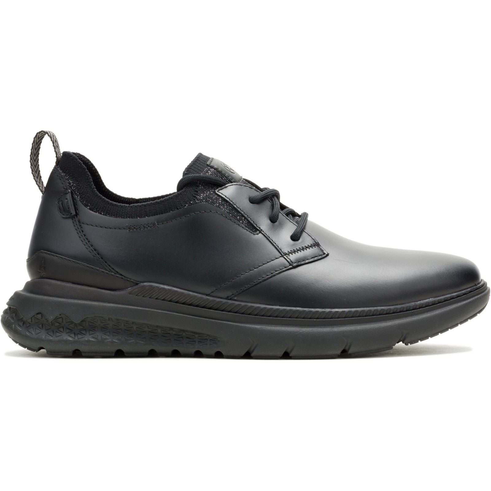 Hush Puppies Excel Chaussures À Lacets Noires/noires Pour Hommes En Cuir