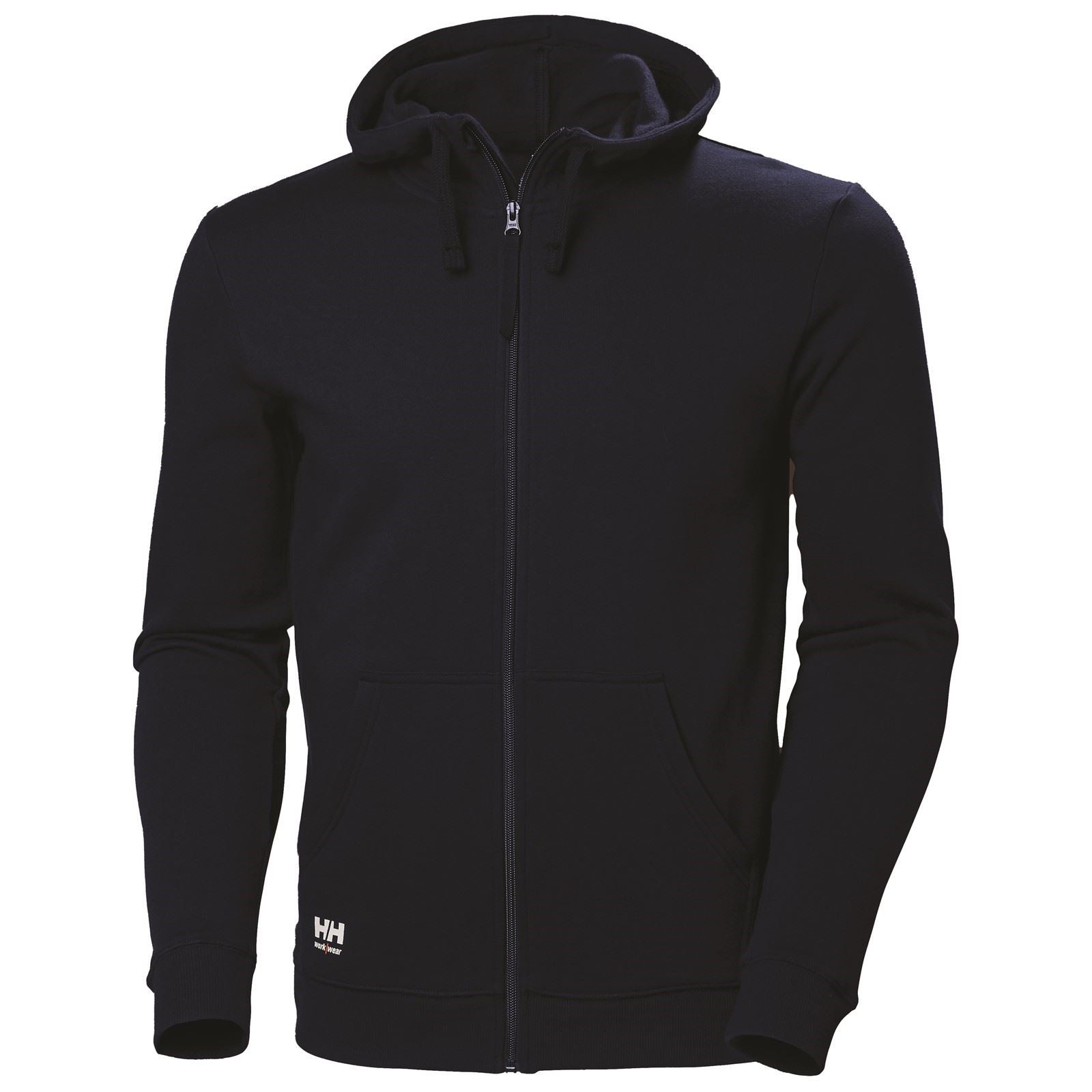 Helly Hansen Workwear Manchester Zip Sweat À Capuche Bleu En Coton Pour Homme