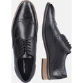 Hush Puppies Dustin Brogue Chaussures Richelieu Noires En Cuir Pour Hommes