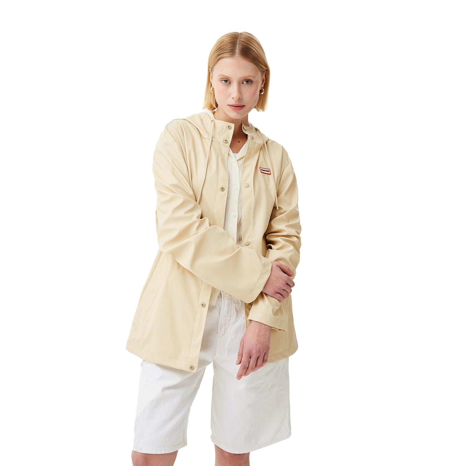 Hunter Izzy Hooded Veste Grise Unisexe Pour Adultes
