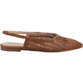 Hush Puppies Dalia Woven Ballons Plats Pour Femmes En Cuir De Couleur Tan