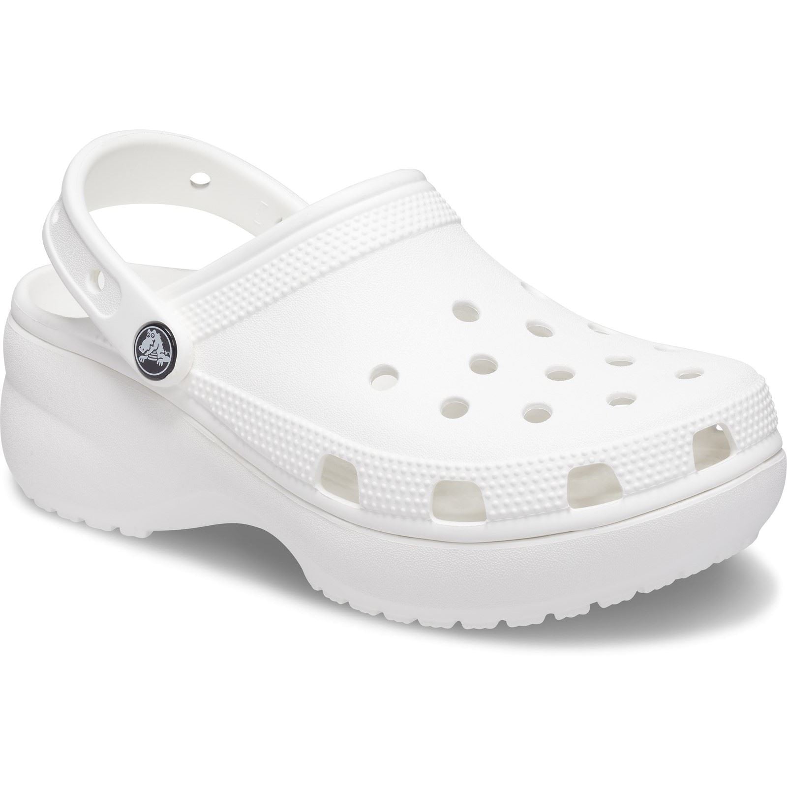 Crocs Classic Platform Sabots blancs pour femme en thermoplastique