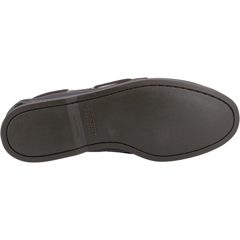 Sperry Authentic 2 Eye Chaussures Bateau Pour Homme En Cuir Amaretto/Noir