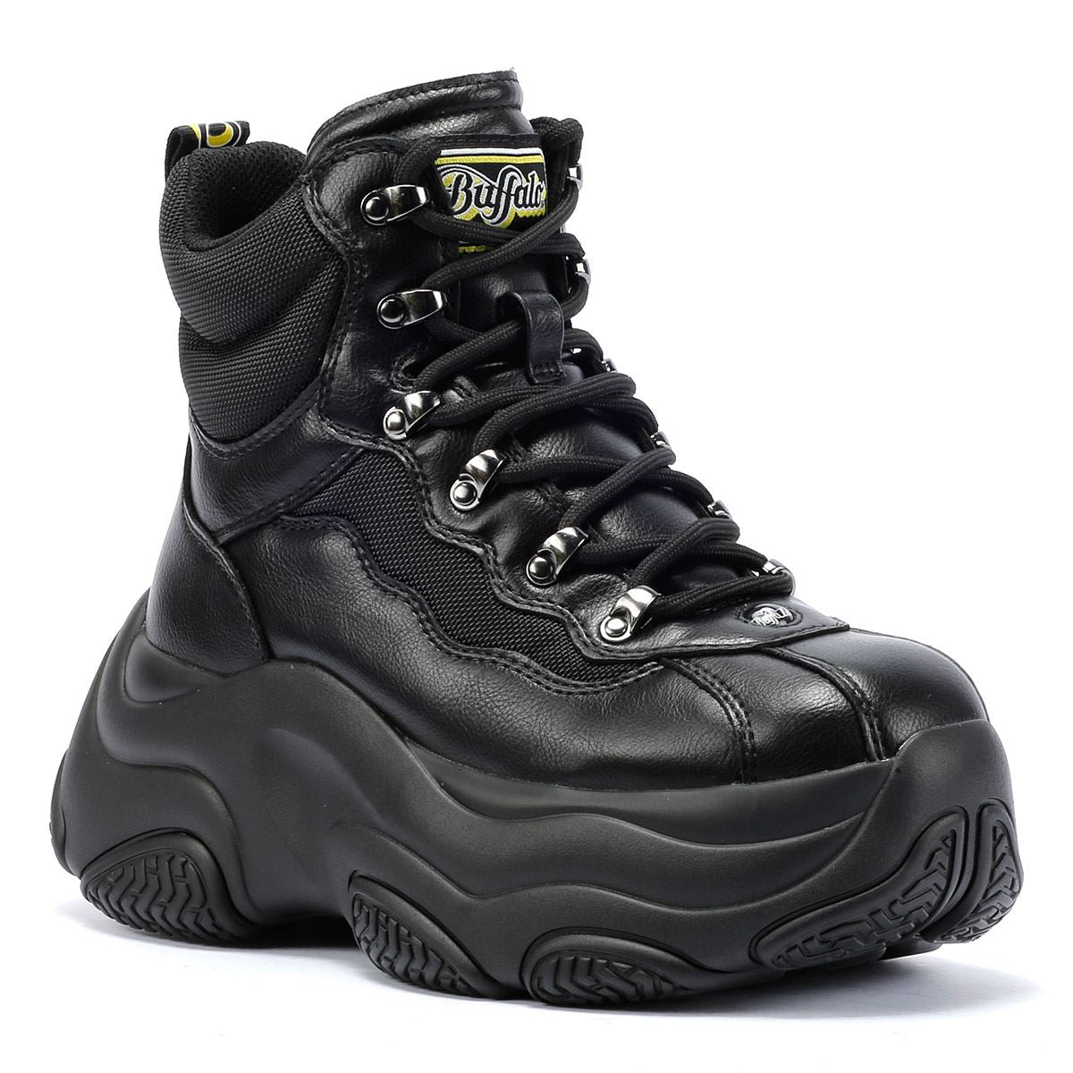 Buffalo Prowler Hike Hi bottes noires pour femmes