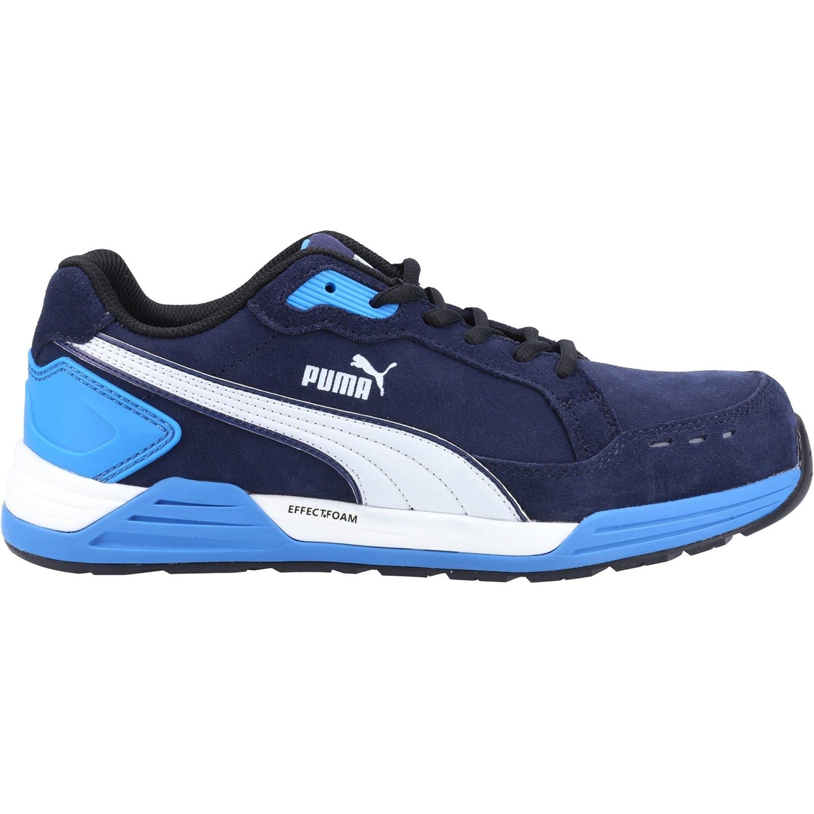 Puma Safety  Baskets De Sécurité En Suède Bleu Airtwist Low S3