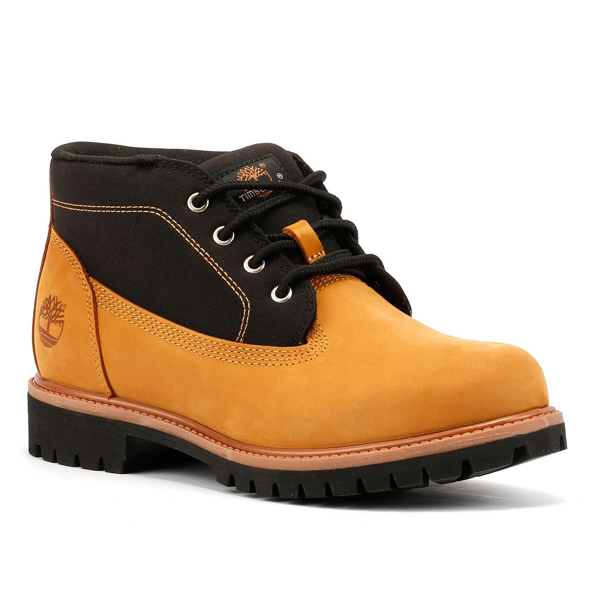 Timberland Mid Lace Chukka Workwear II Chaussures Pour Hommes En Cuir Jaune