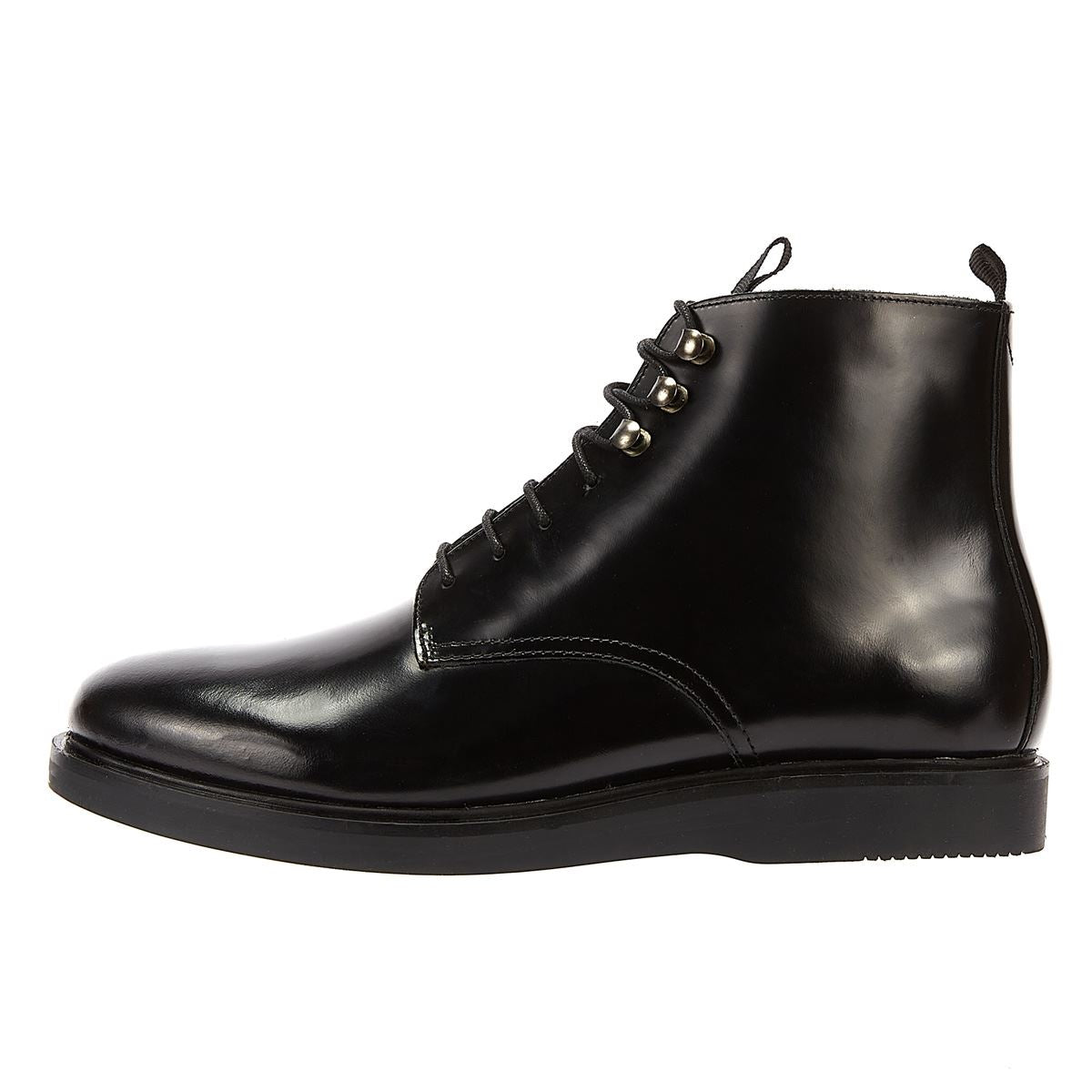 H By Hudson Battle Hi Shine Men's Black Boot