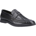 Hush Puppies Bowie Mocassins Noirs En Cuir Pour Hommes