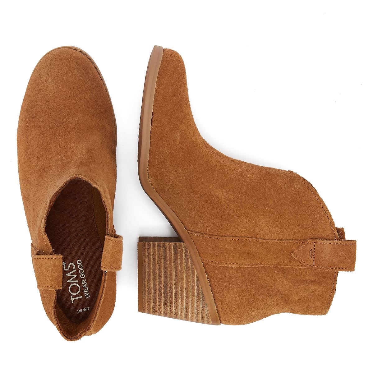 TOMS Bottes En Daim Pour Femmes Constance Couleur Tan