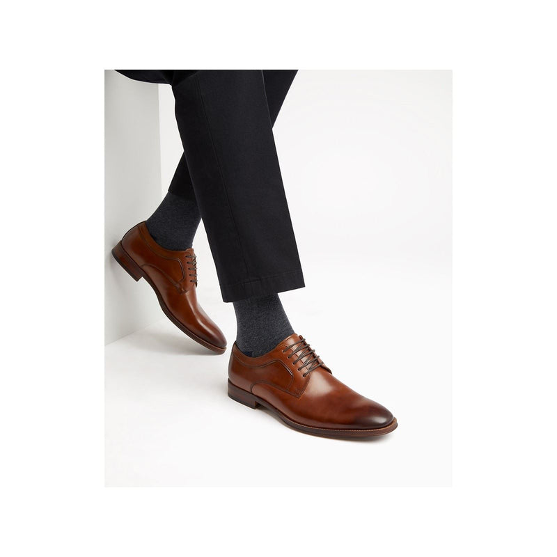 Dune Sparrows Chaussures Oxford Marron En Cuir Pour Hommes