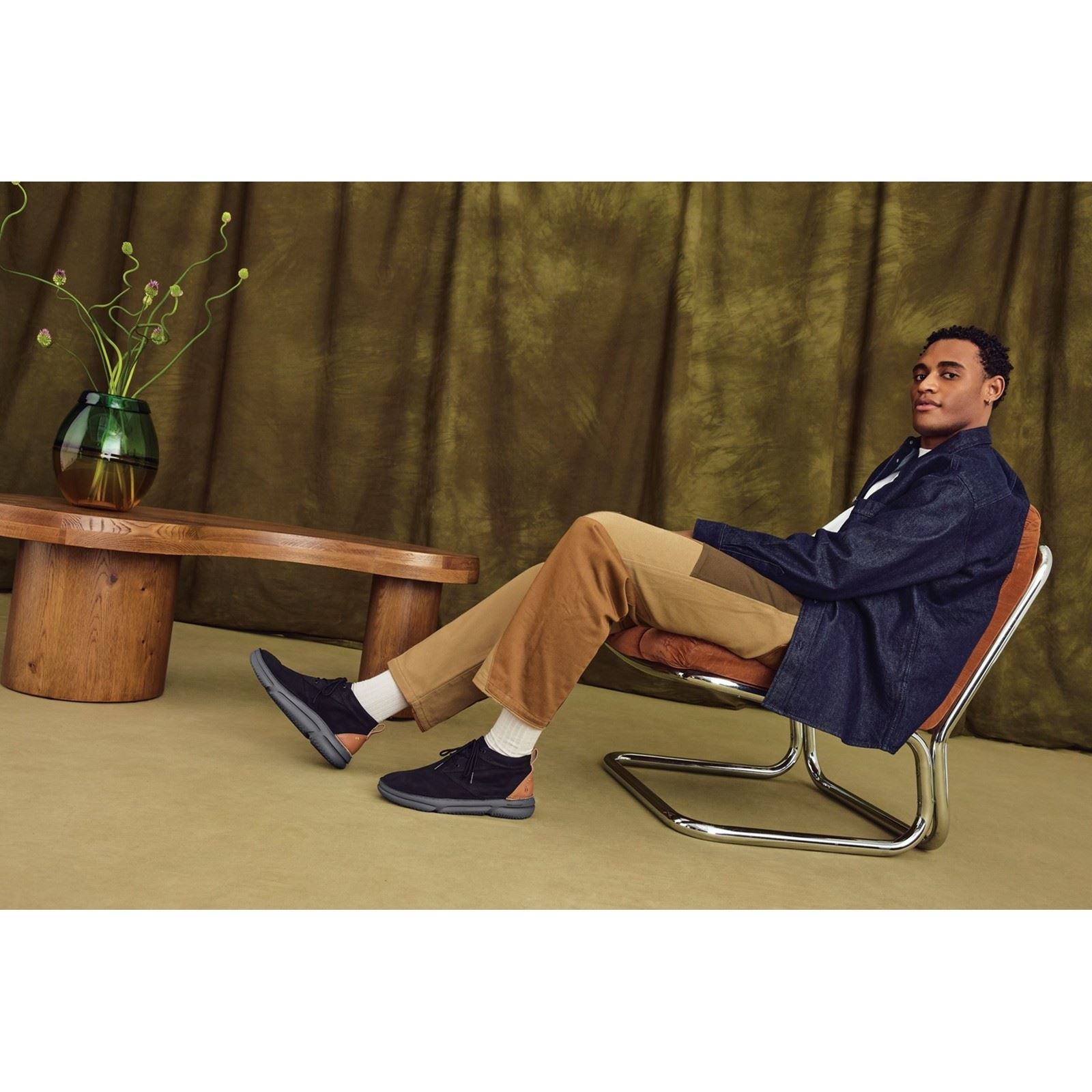 Hush Puppies Baylor Bottes En Cuir Noires Pour Hommes